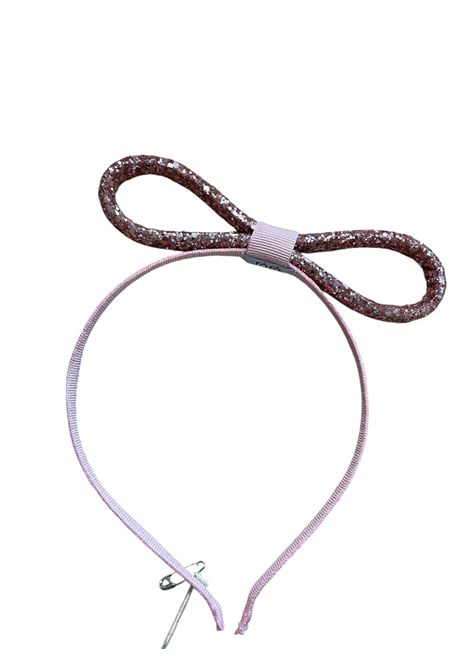 Cerchieto con fiocco glitter Rò Rò | CR425CIC